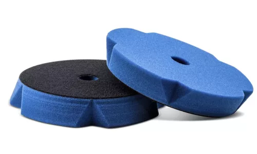 Scholl Ninja Finish Pad 140/25 mm Blue - strukturált puha polírkorong