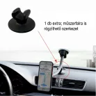 Swissten mágneses autós tartó műszerfalra, szélvédőre, M5-HK