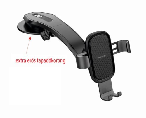 Swissten gravitációs autós tartó műszerfalra, G1-R1