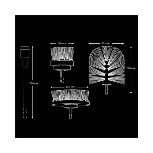 K2 Brill Pro Set - tisztítókefe készlet