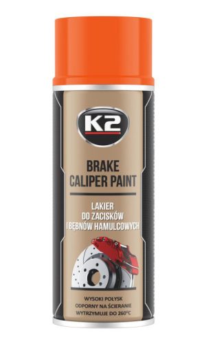 K2 BRAKE CALIPER paint 400 ml - narancssárga féknyereg festék