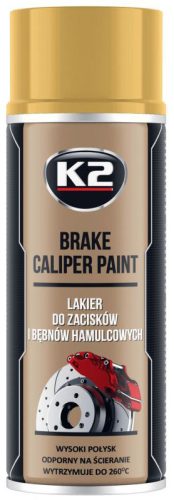 K2 BRAKE CALIPER paint 400 ml - arany féknyereg festék