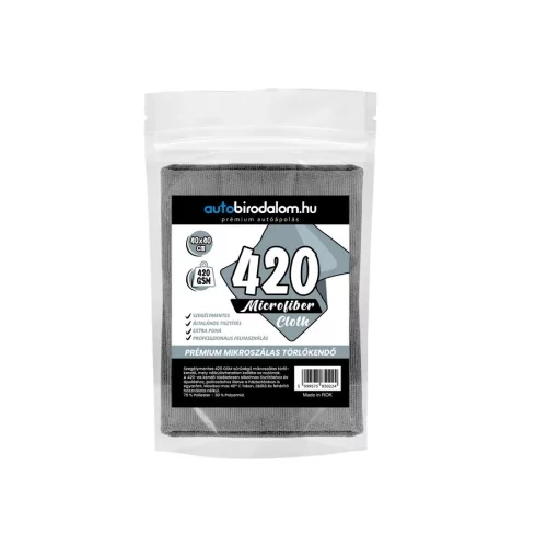 Microfiber Cloth 420 Grey - mikroszálas kendő