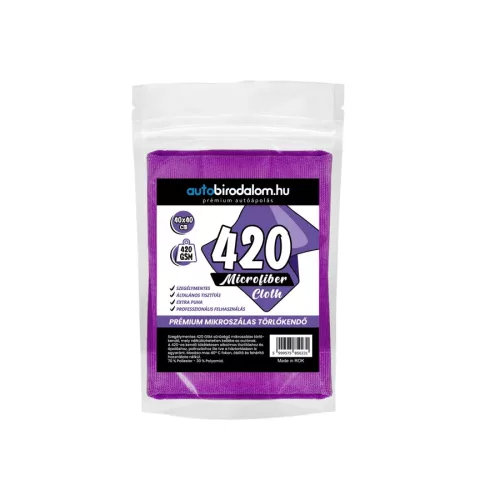 Microfiber Cloth 420 Purple - mikroszálas kendő