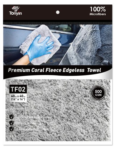 Tonyin Premium Coral Buffing Towel - extra puha mikroszálas kendő