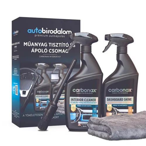 Carbonax Exclusive Interior Kit - díszdobozos műanyag tisztító és ápoló csomag