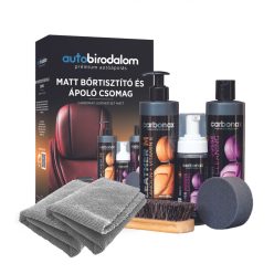   CARBONAX EXCLUSIVE MATT LEATHER KIT - DÍSZDOBOZOS BŐRTISZTÍTÓ ÉS ÁPOLÓ CSOMAG