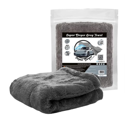 Super Dryer Grey Towel - kétoldalas járműszárító törölköző
