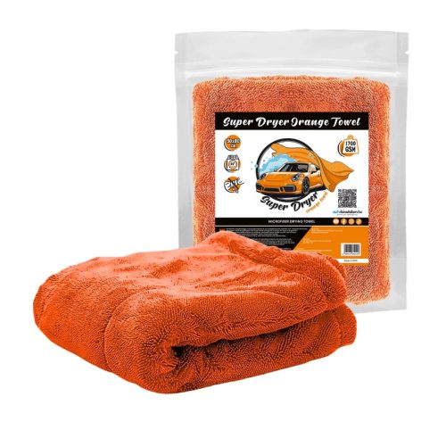 Super Dryer Orange Towel - kétoldalas járműszárító törölköző
