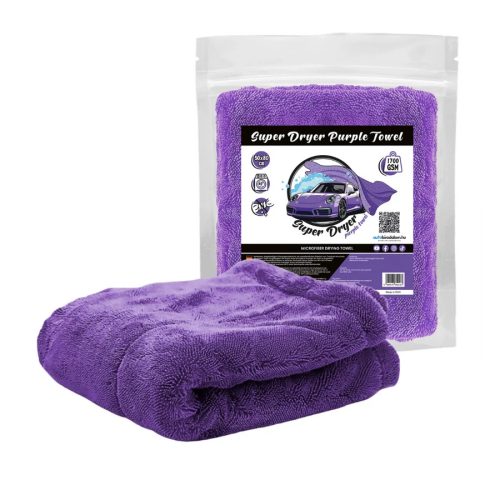 Super Dryer Purple Towel - kétoldalas járműszárító törölköző
