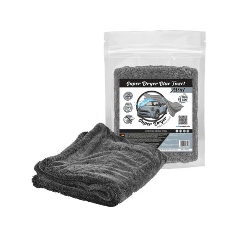 Super Dryer Mini Grey Towel - kétoldalas járműszárító törölköző