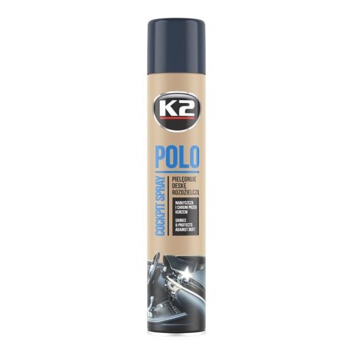 K2 Polo 750 ml - man illatú fényes műszerfalápoló spray