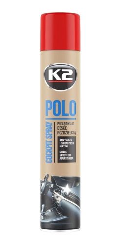 K2 Polo 750 ml - eper illatú fényes műszerfalápoló spray